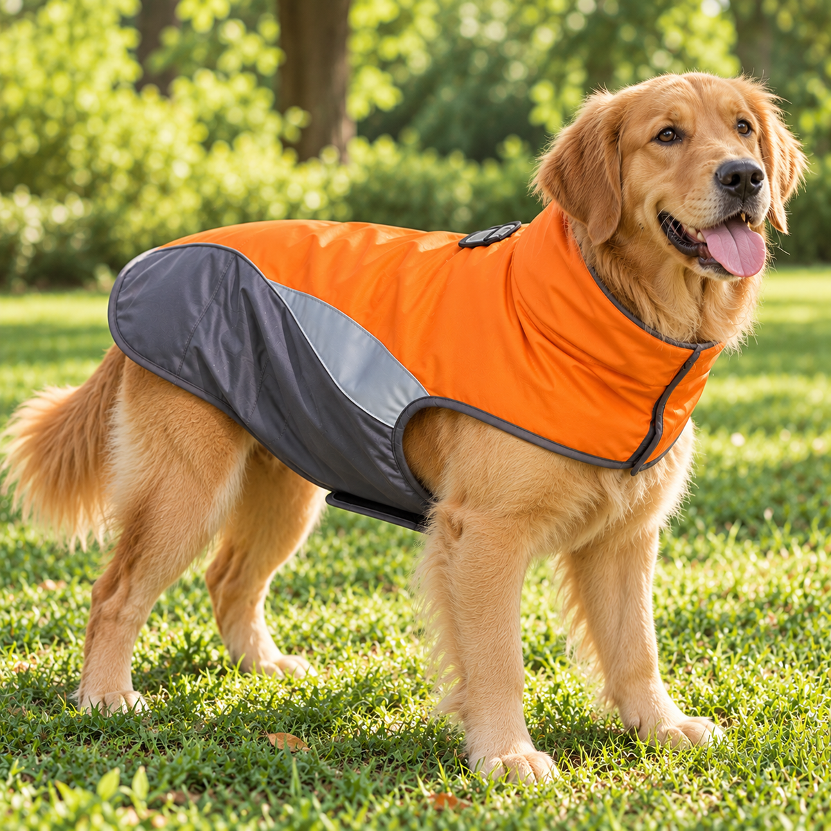 Warm Dog Coat with Full Back Coverage