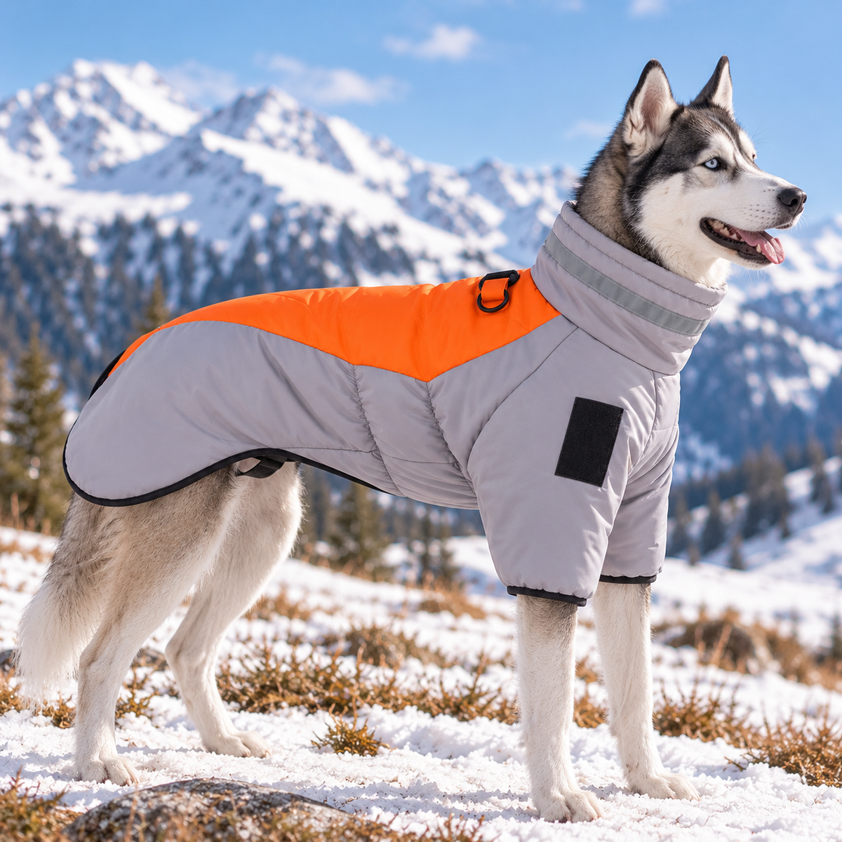 Warm Padded Dog Coat for Large Dogs