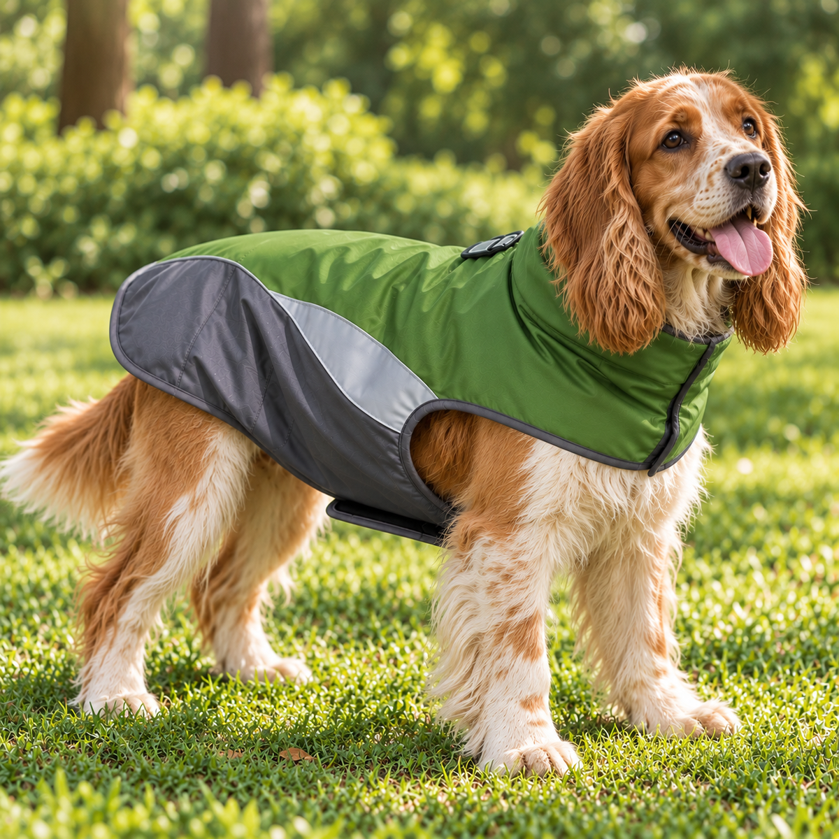 Warm Dog Coat with Full Back Coverage