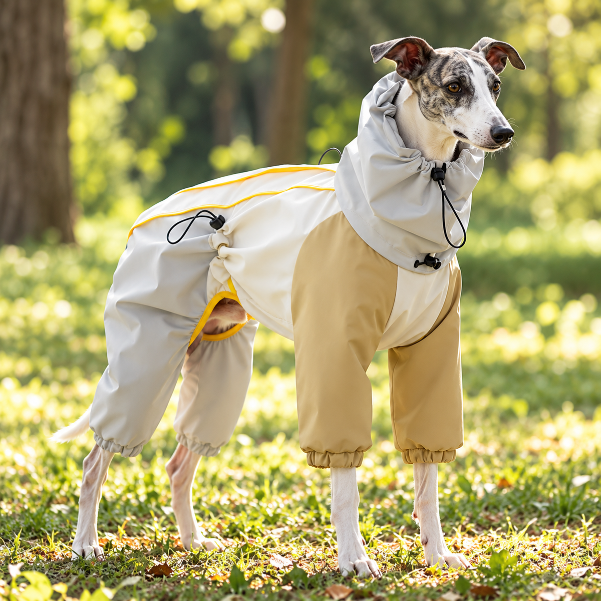 Waterproof Dog Raincoat with Full Body Coverage